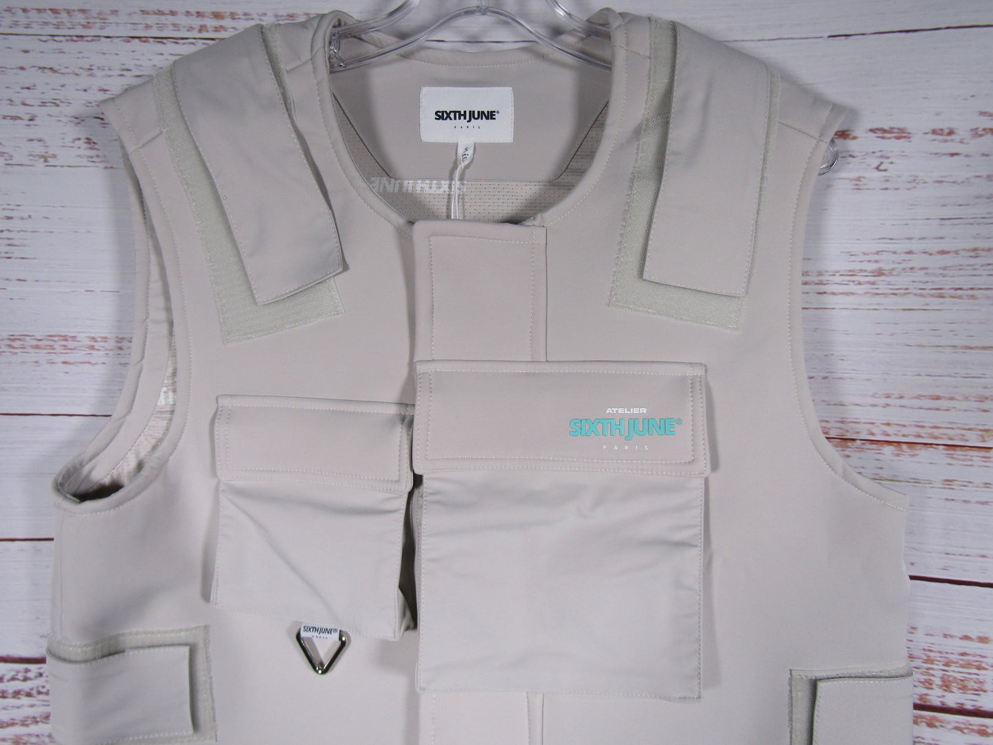 Sixth June Atelier Ruler's Club Men's Gray Tactical Vest Size S