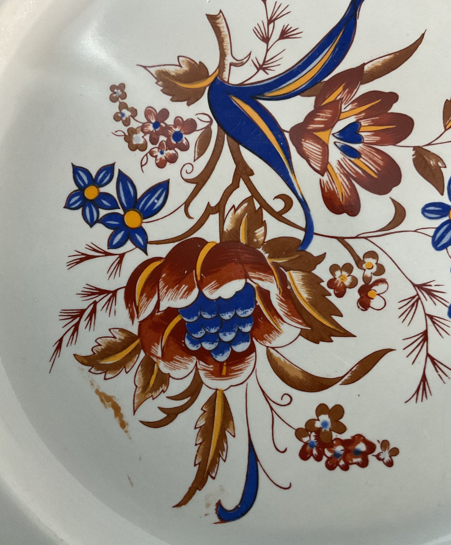 Luneville France Louis XV Paquerette Set of 4 Dinner Plates Multicolor