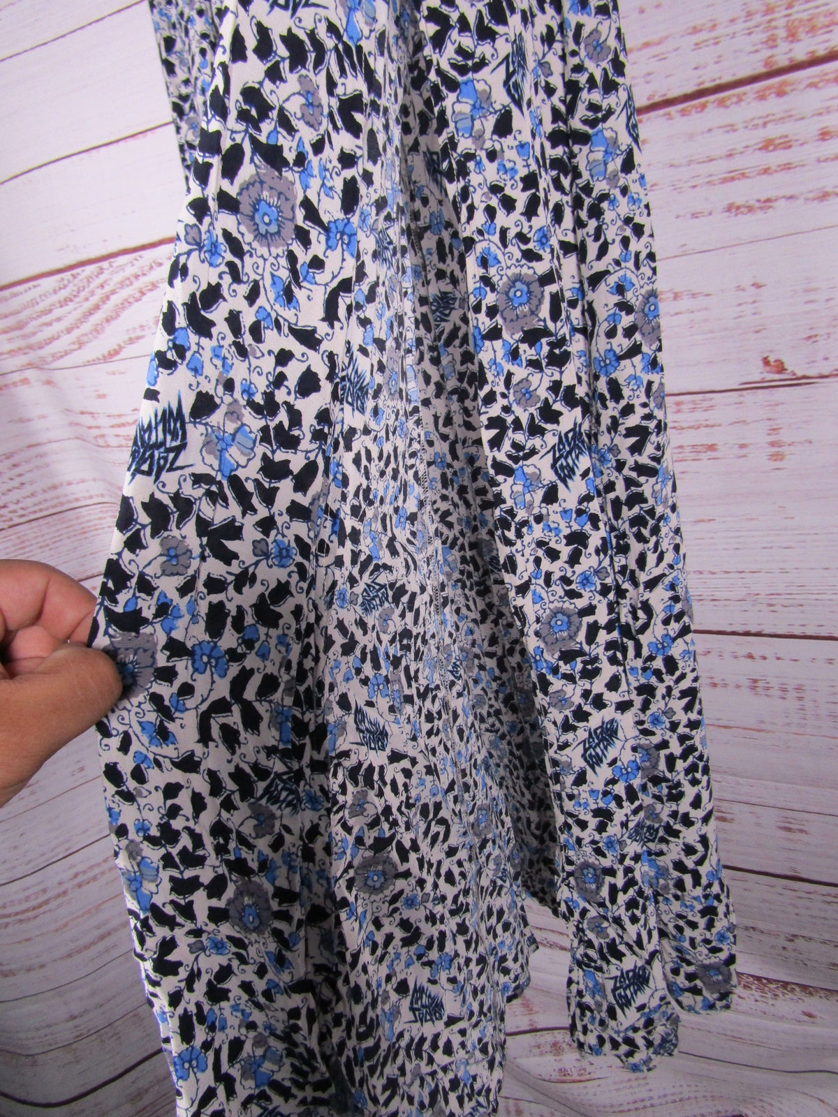 Zadig & Voltaire Judith Soft Flowers Block Skirt Size 42