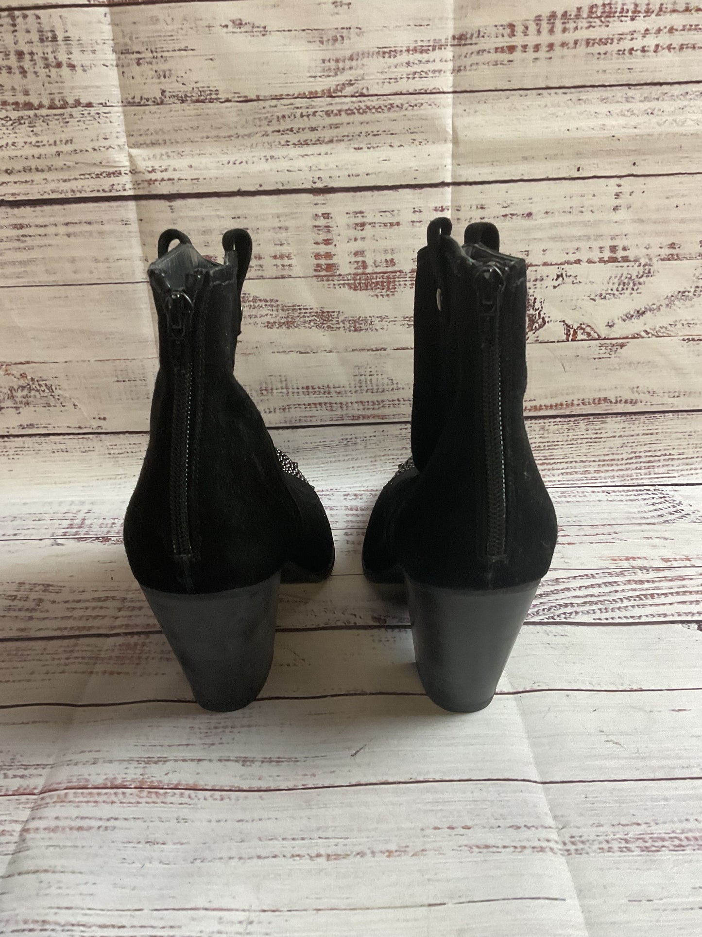 Stuart Weitzman Black Pump Boot Women 9