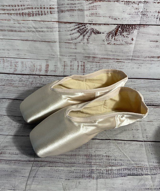 Russian Pointe Brava Pointe Shoe Pink Satin Ballet Size 41 w2 v2 MHF