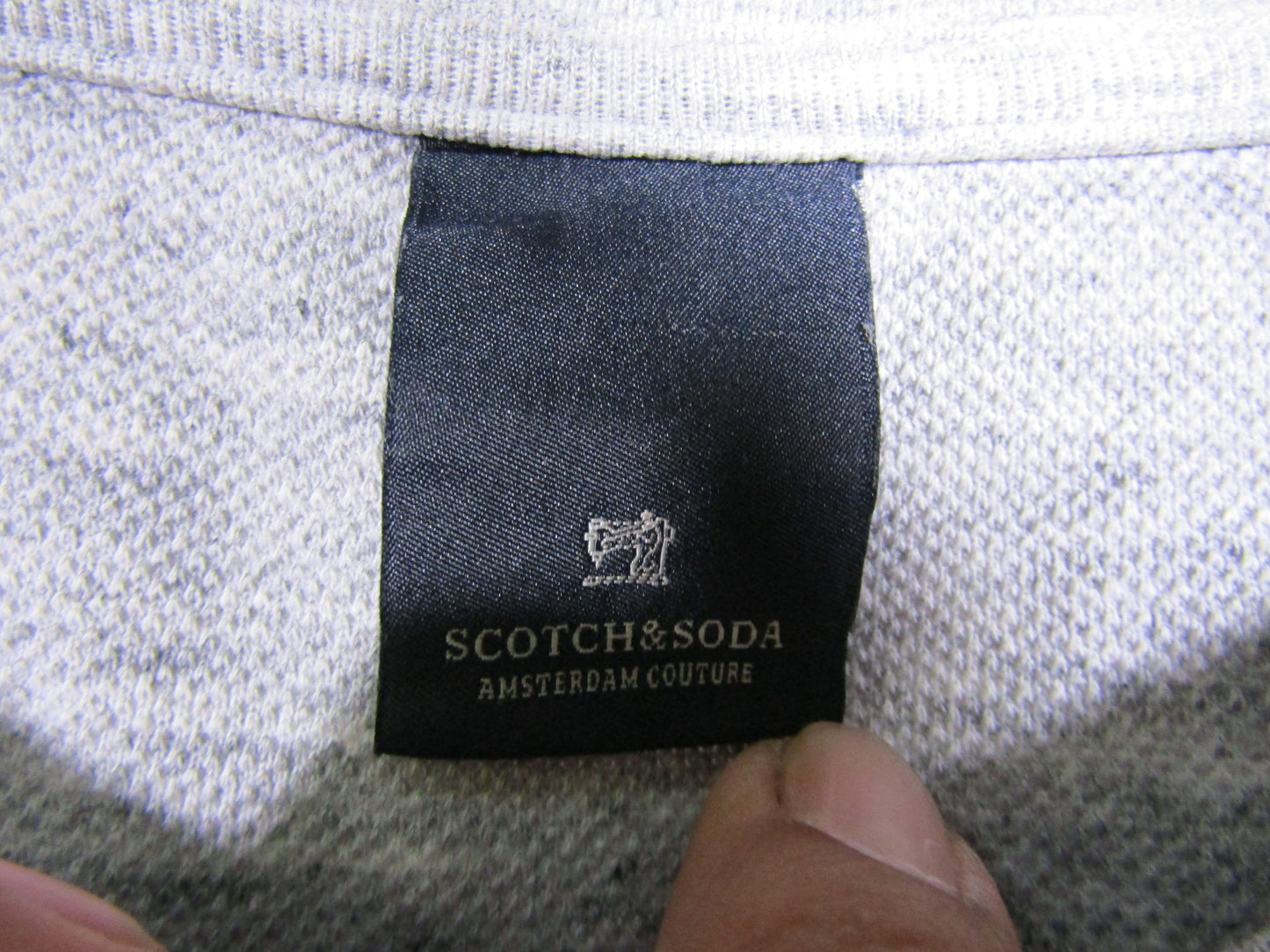 Scotch & Soda Men's Gray Pullover Sweatshirt Size