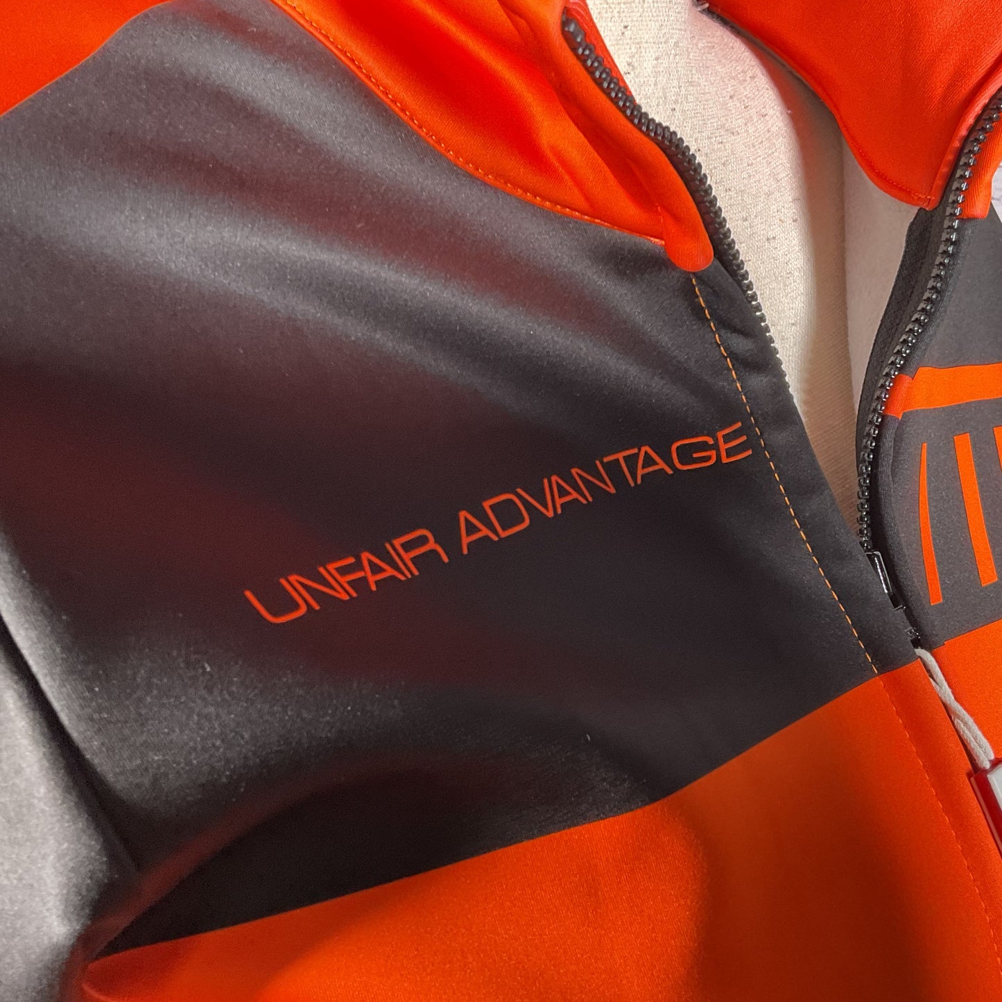 CASTELLI Women's Orange & Black Cycling Jacket- SZ XL