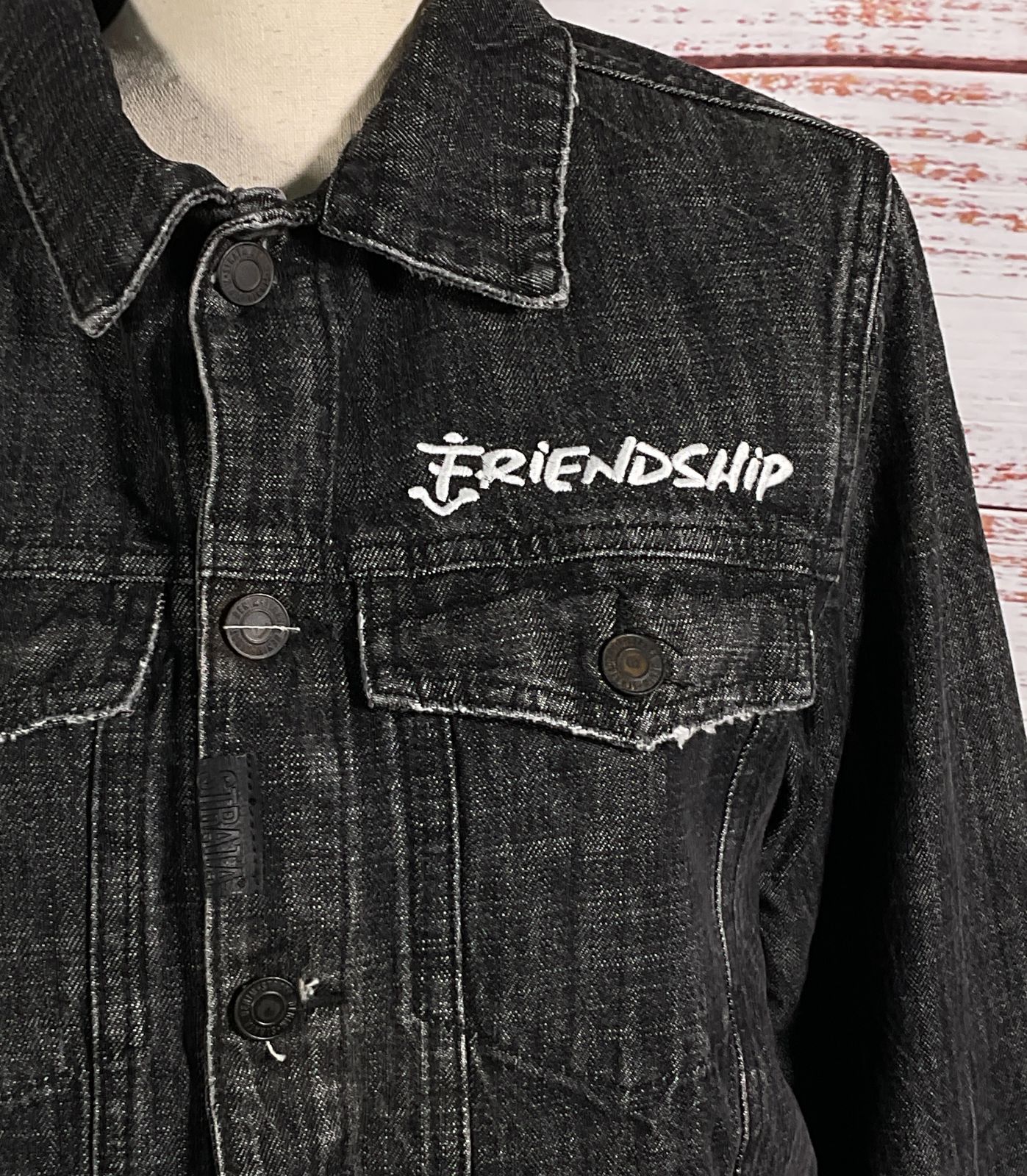 Strata Clothing Denim Born Again Virgins Jacket Gray M