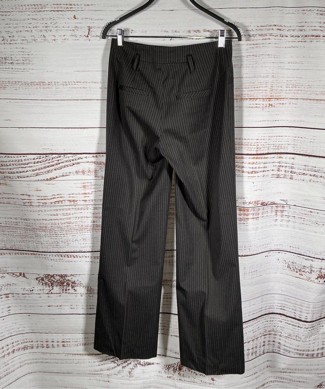 Women's Elliot Lauren Gray Pinstriped Pants Size 2