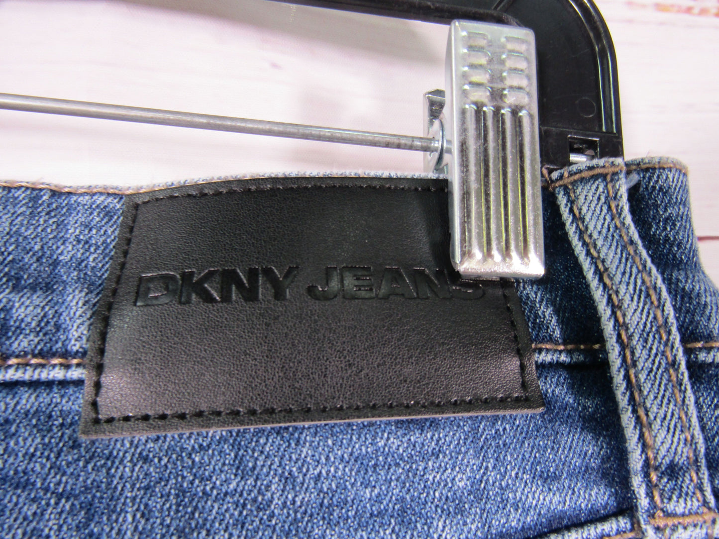 DKNY Jeans Women's Blue High Rise Wide Leg Jeans Size 28