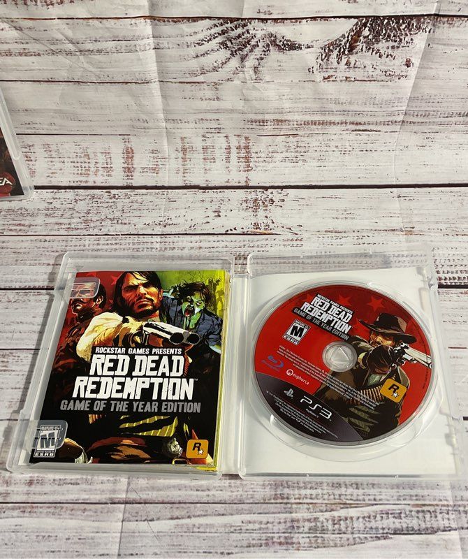 Red Dead Redemption - Game of the Year Edition PlayStation 3 Complete W/ MAP