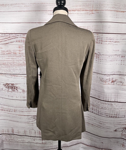 Salvatore Ferragamo Vintage Double Breasted Blazer Taupe 38