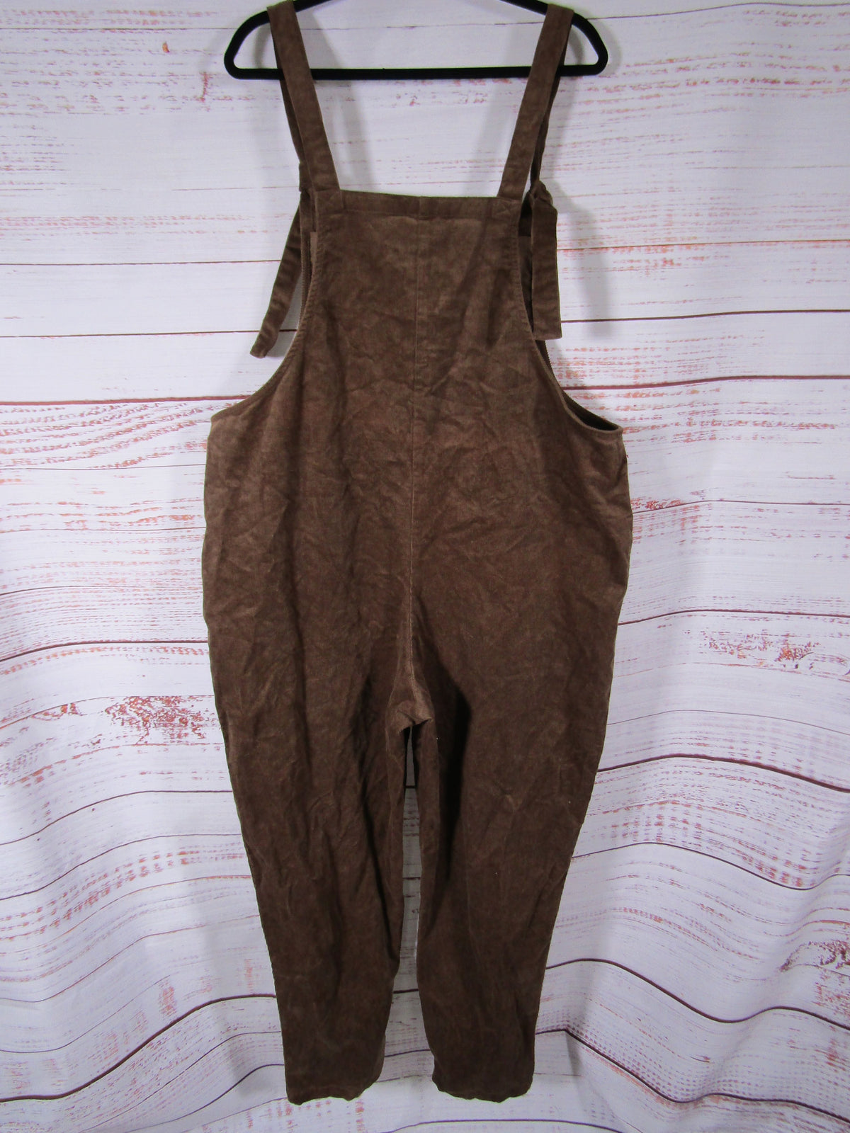 Lucy & Yak Women's Brown Corduroy Overalls Size 16