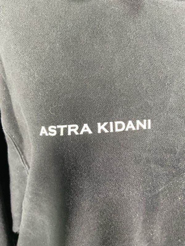Astra Kidani Signature Collar Crewneck Black Sweater Size M Premium Cotton
