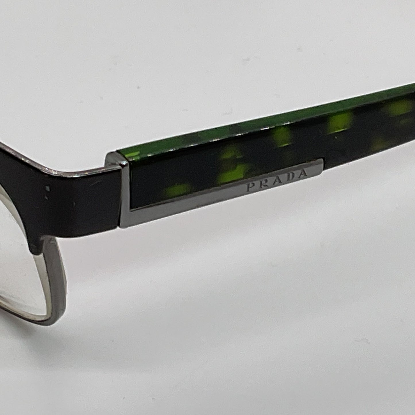 PRADA VPR61P Green Tortoise Eyeglasses 53[ ]16 140 (FRAMES ONLY)