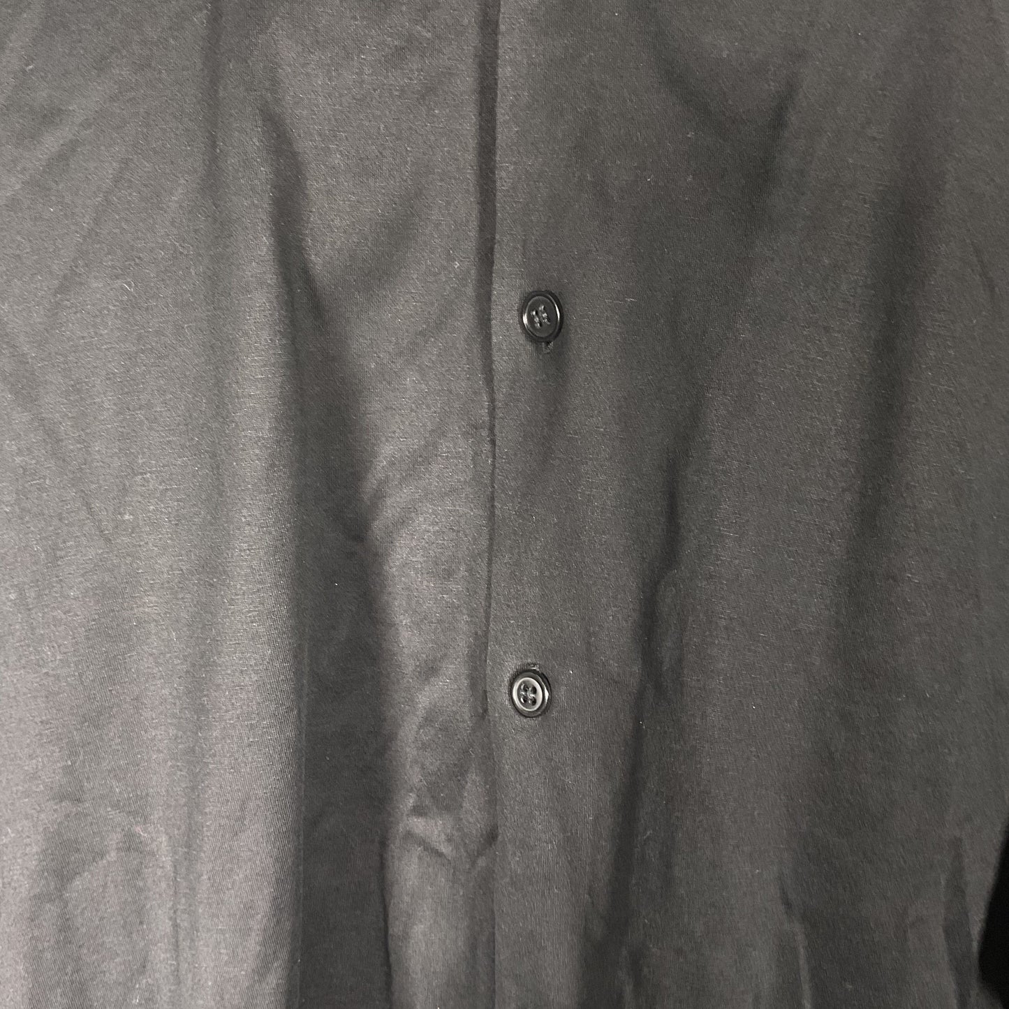 Wilke Rodriguez Black Cotton Long Sleeve Dress Shirt - Size L