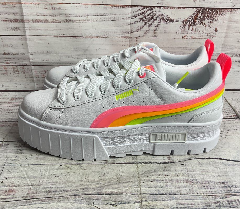 Puma Mayze Summer Squeeze Sneaker White 8.5