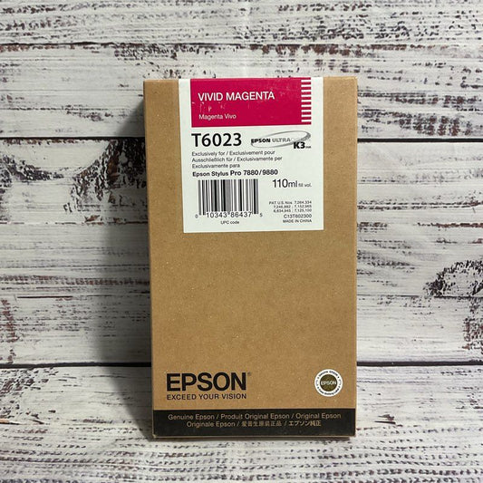 Nob Epson T6023 220ml Vivid Magenta Ink Stylus Pro 7880-9880