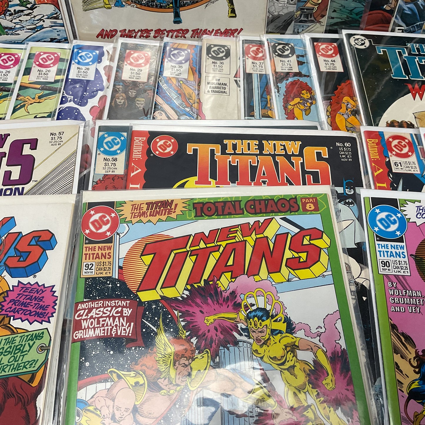 The New Teen Titans Vol 2 Dc Comics Lot Of 35 Comic Books Between 2 93