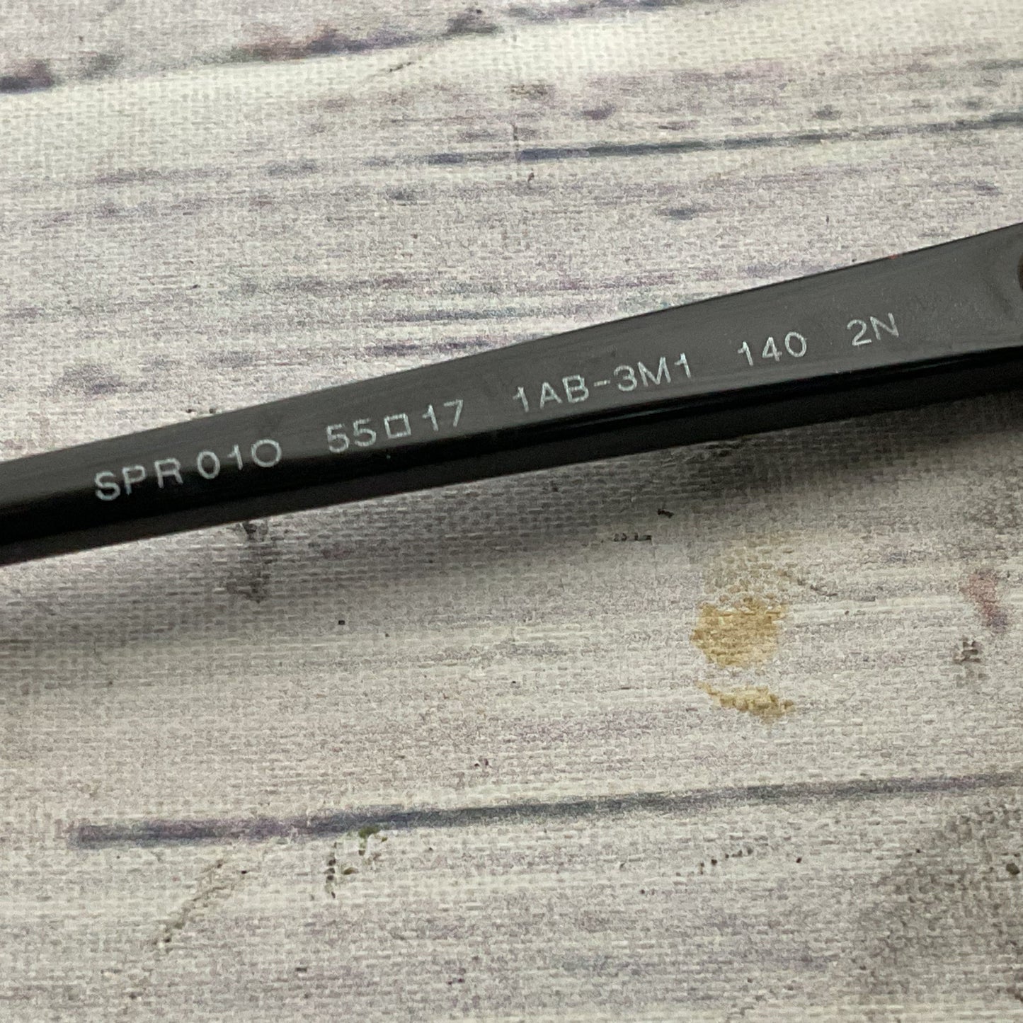 PRADA SPRO10 Women's Black Sunglasses with Case- 55[ ]17 140 (FRAMES ONLY)