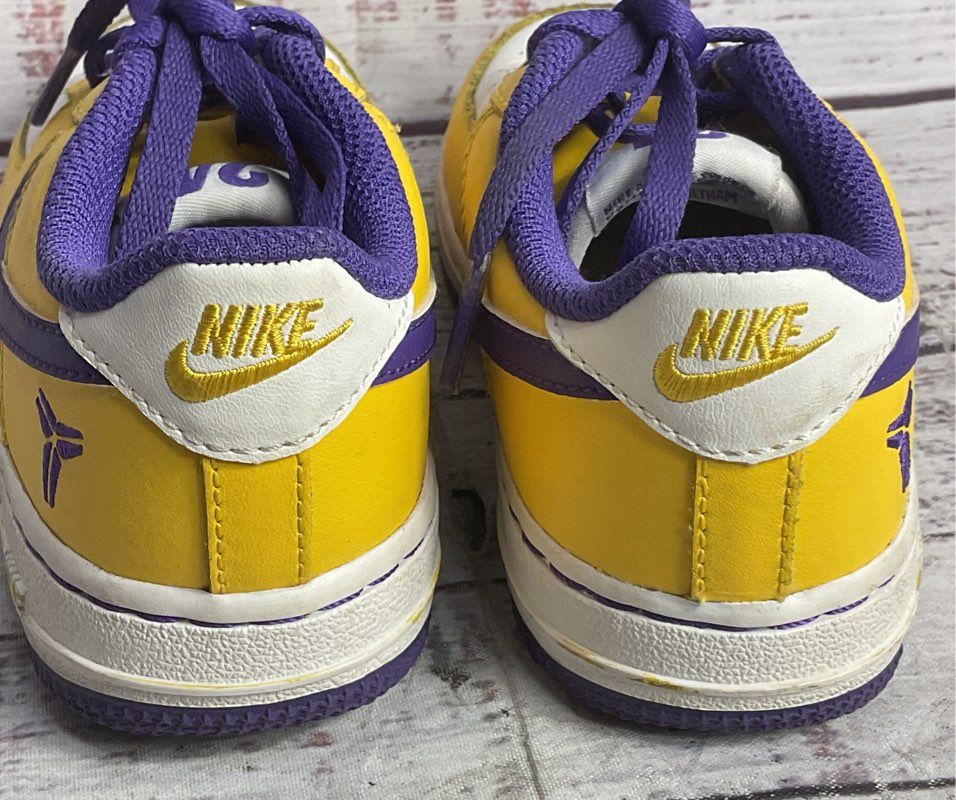 Nike Air Force 1 82 Kobe Bryant Lakers Sneakers Multicolor 10c