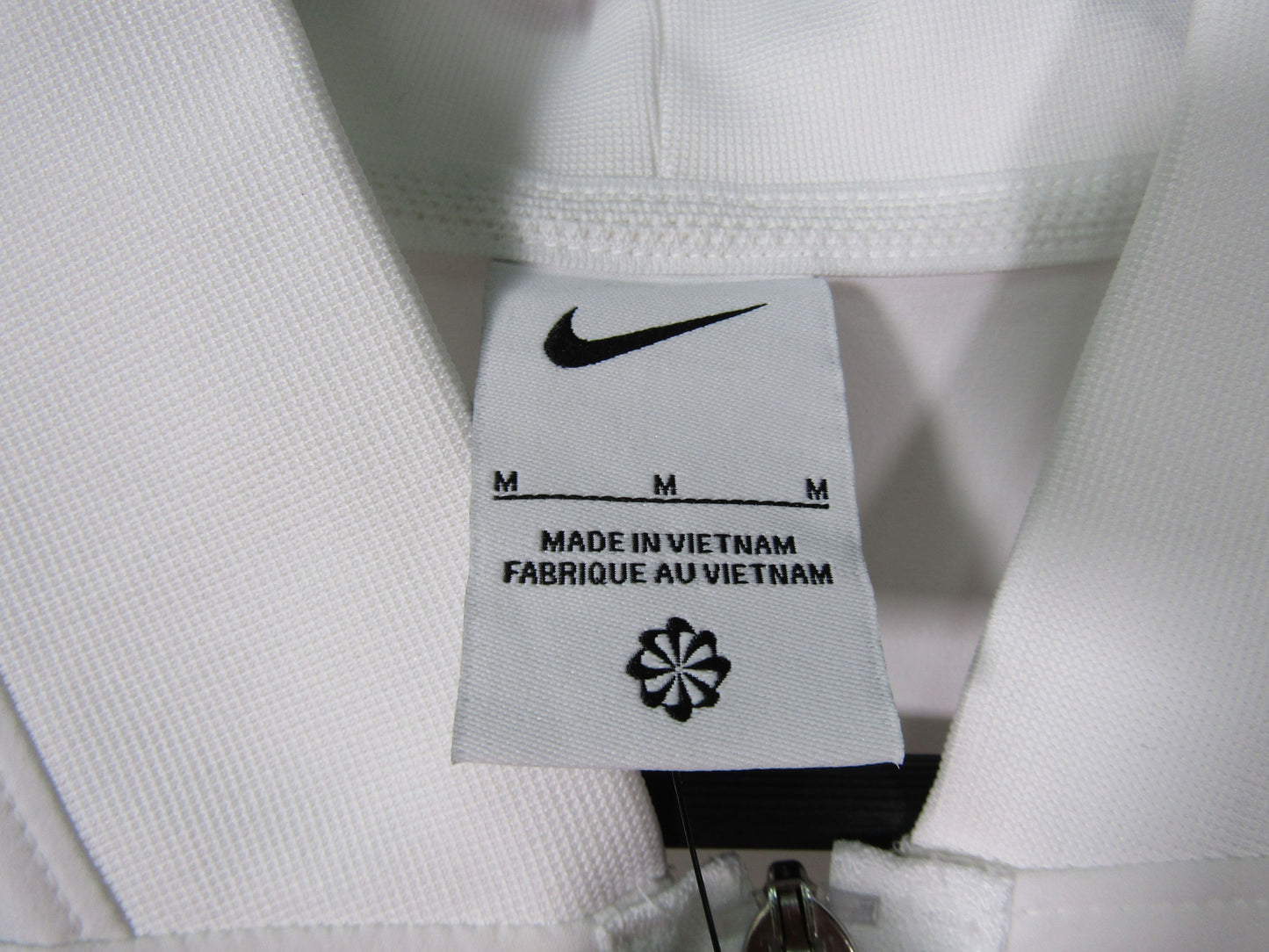 Nike Men's White Full Zip Track Jacket Size M