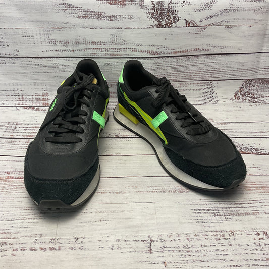 Puma Future Rider Twofold Black Yellow Athletic Sneakers Shoe Men Size 10.5