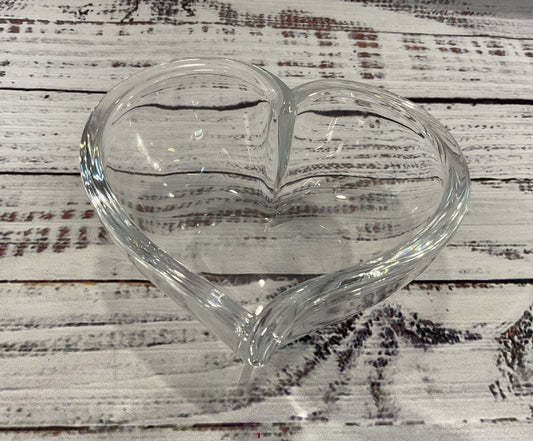 Orrefors Small Heart Votive Bowl