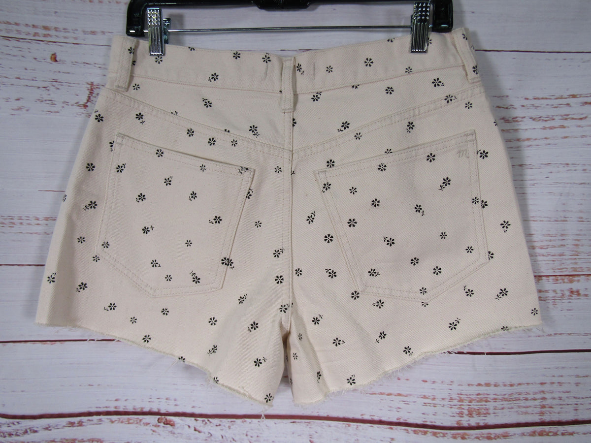 Madewell The Dad Jean Daisy Drizzle Women's Shorts Size 28