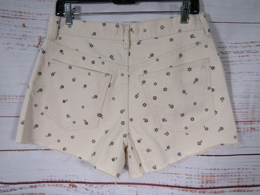 Madewell The Dad Jean Daisy Drizzle Women's Shorts Size 28