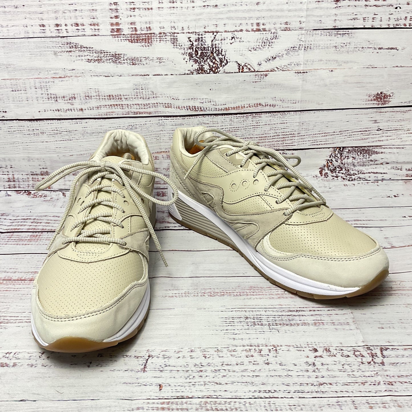 Saucony Grid 8000 Grey Athletic Sneaker Shoe Men Size 12