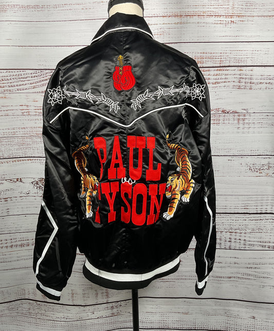 Casey Bannerman Netflix Mike Tyson Jake Paul Bomber Jacket Black M