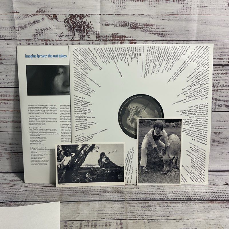 John Lennon Imagine Apple Records Double Lp Vinyl W/ Inserts 2018