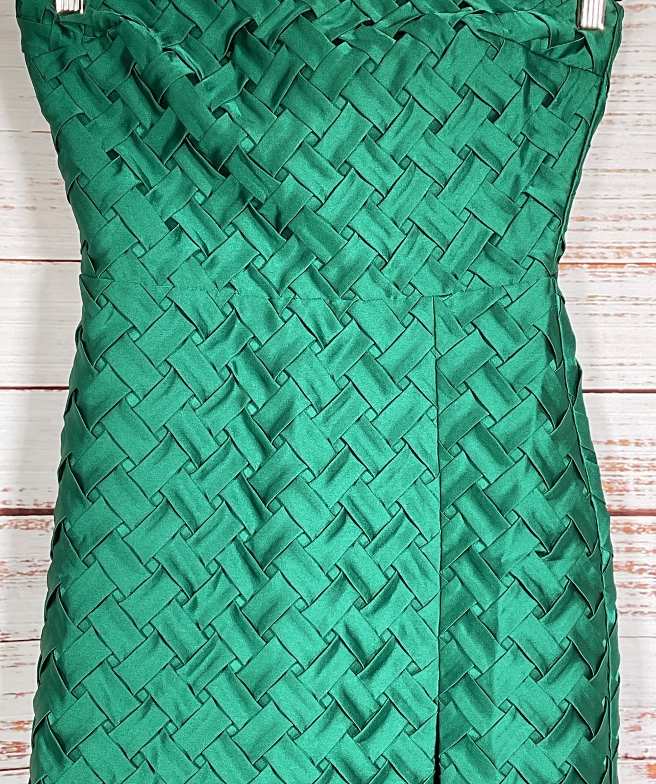 Amanda Uprichard Arely Mini Dress Dark Green XS