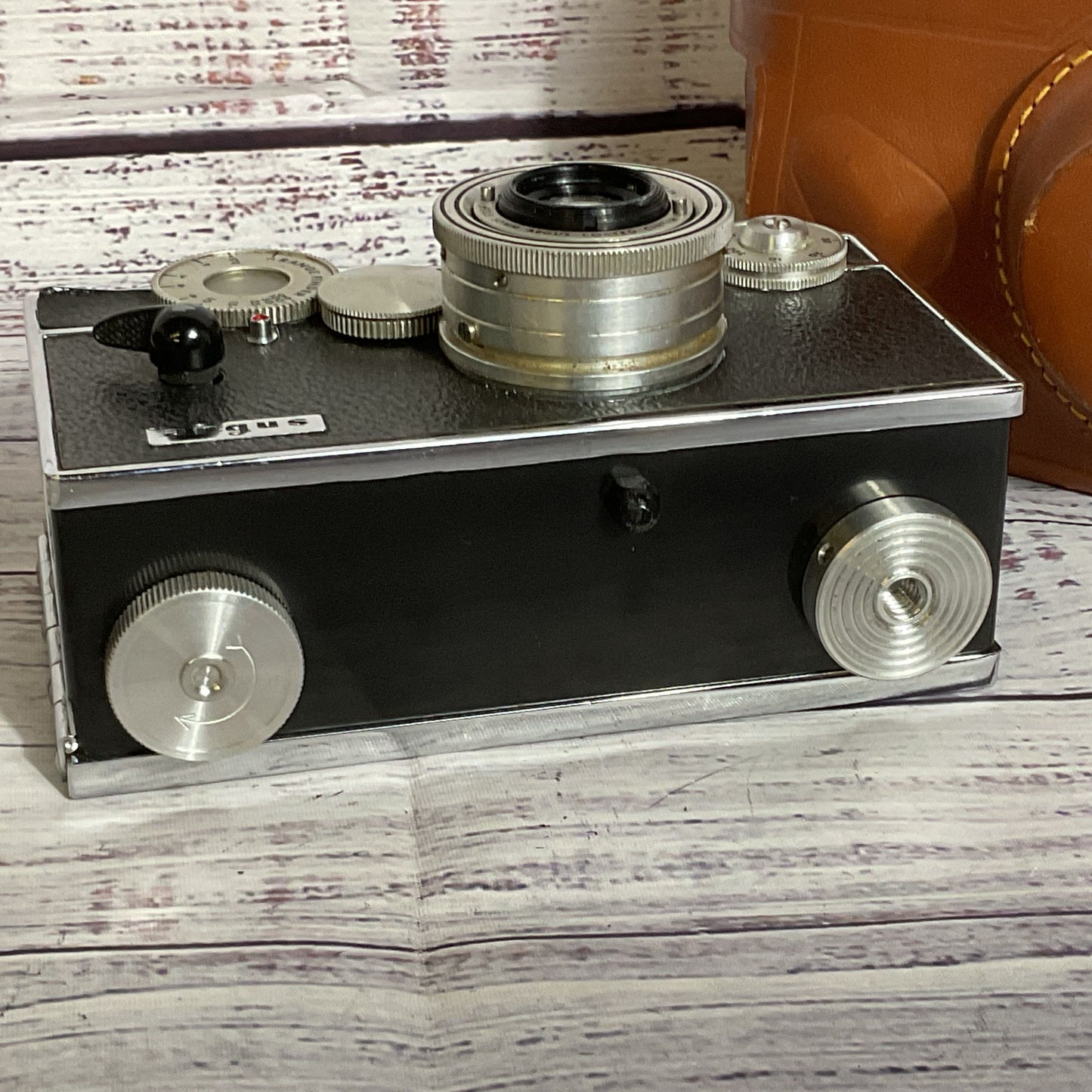 VTG. ARGUS C3 Rangefinder 35mm Camera w/ Cintar f:3.5 50mm Lens and Case- AS-IS