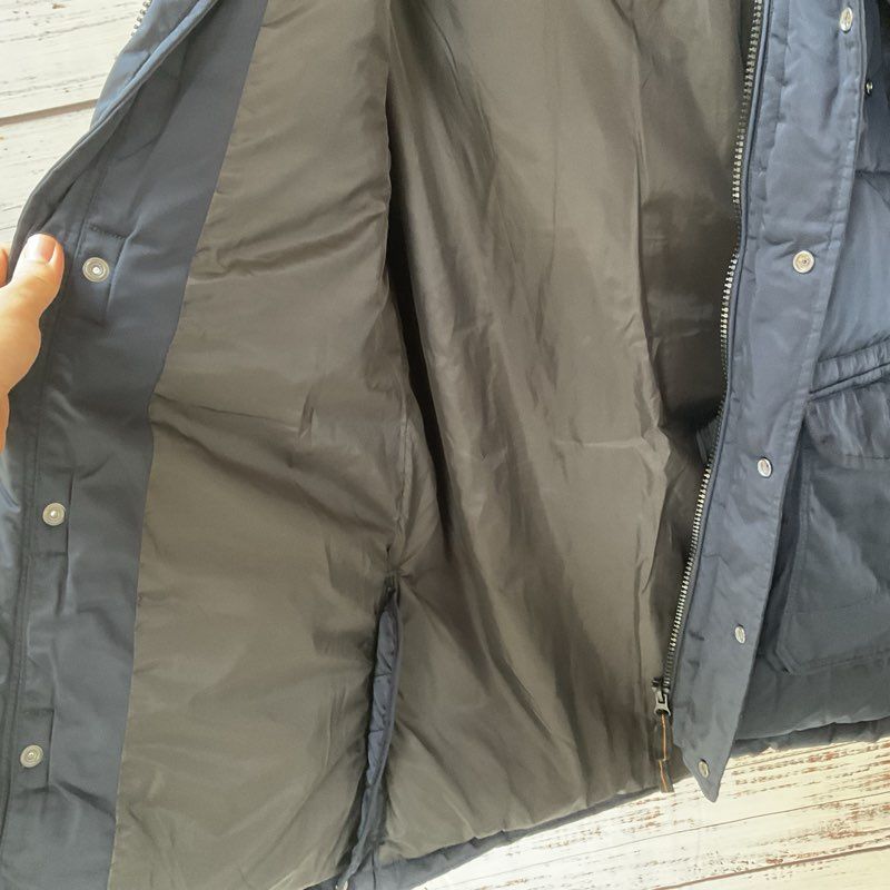 Superdry Navy Chinook Parka Jacket *MISSING FUR* - Size M