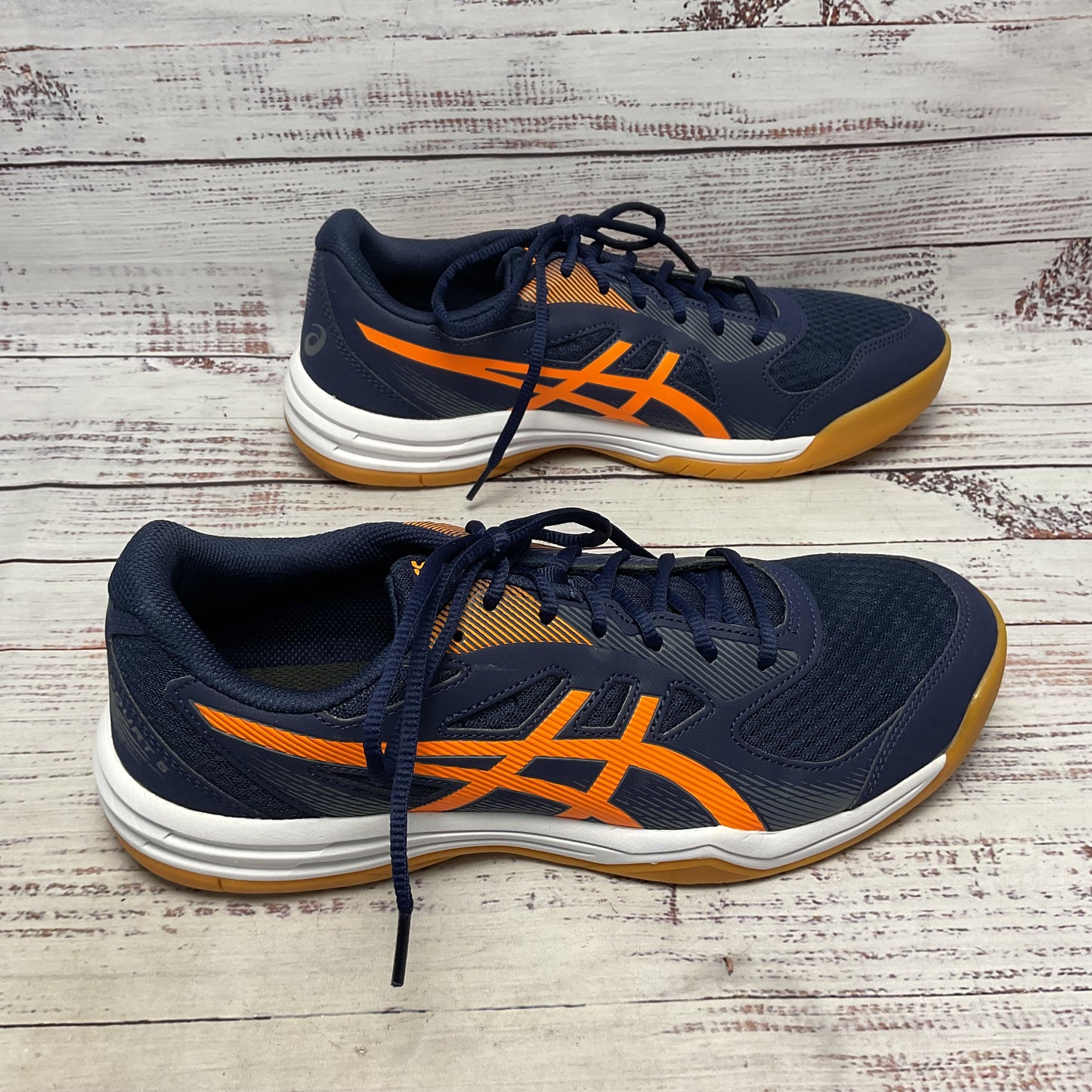 Asics Upcourt 5 Navy Blue Volleyball Athletic Indoor Sneaker Shoe Men Size 11