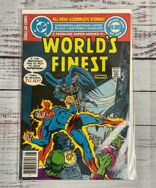 VTG 1980 DC Comics World's Finest LOT of 4 Superhero Comic Books