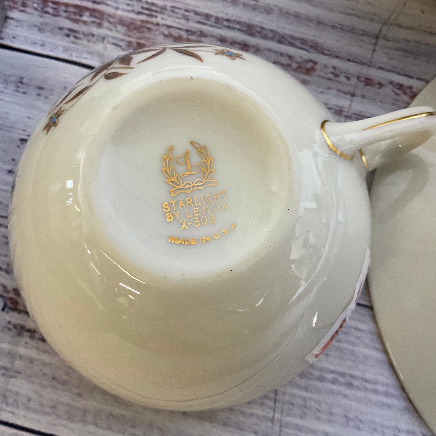 LENOX Starlight 6 Cups And 4 Saucers- 10 pieces (1 of 2)