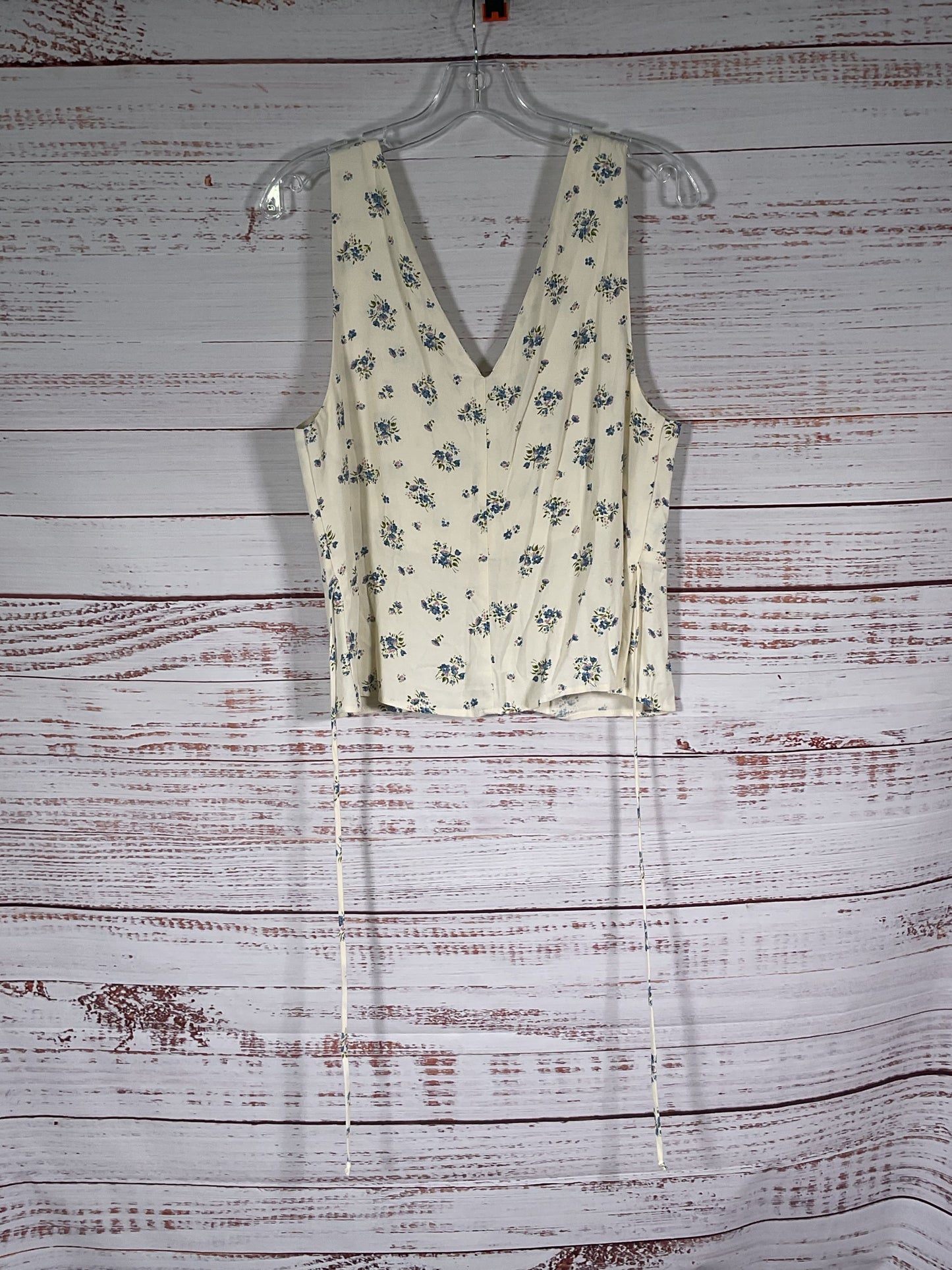 Reformation Beige Floral Tank Top - Size L