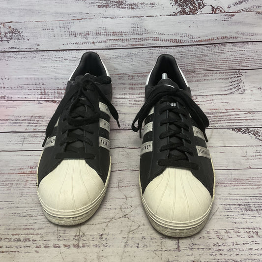 adidas Human Made Superstar Black White Sneaker Shoe Women Size 12