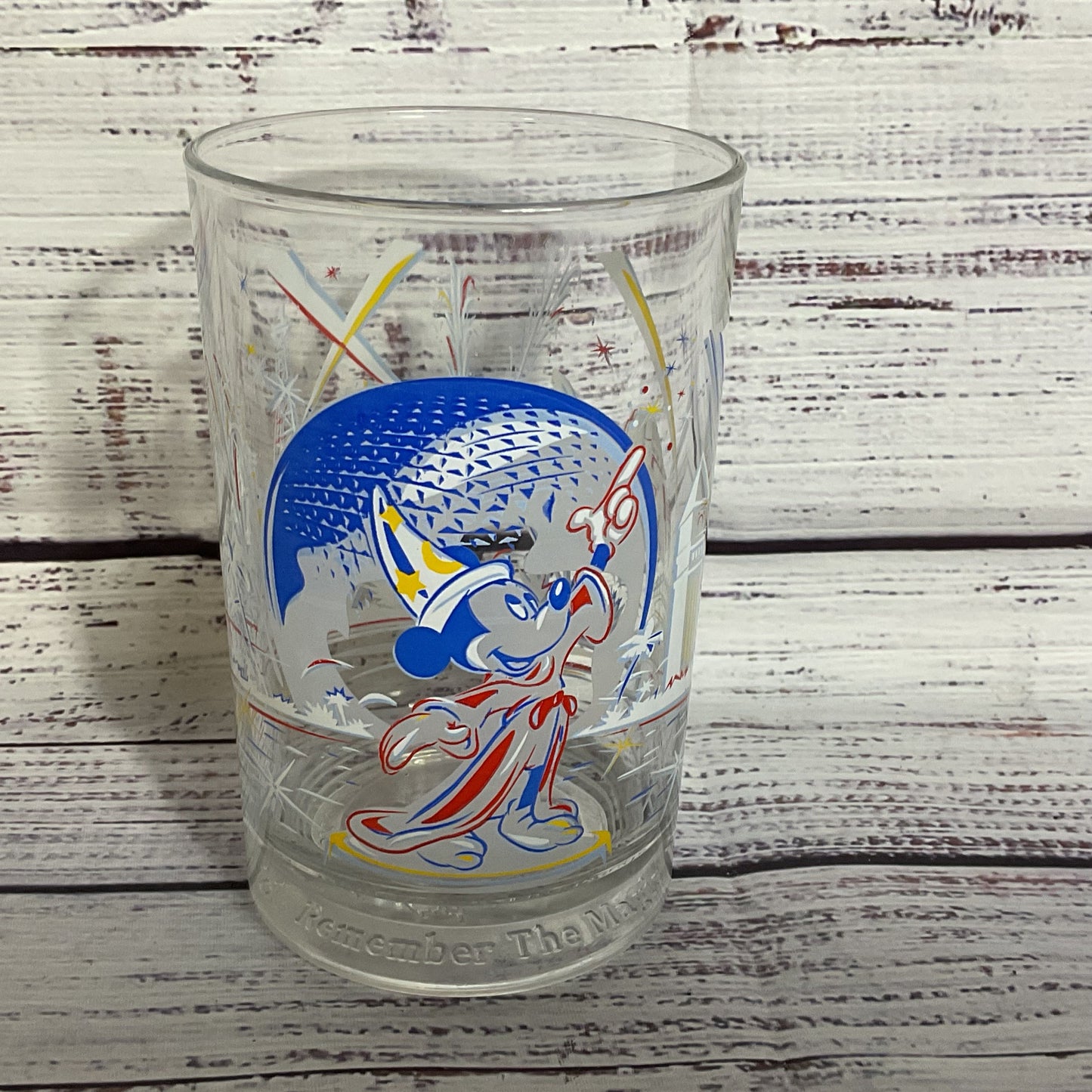 DISNEY 25th Anniversary Mickey Mouse "Remember The Magic" Tumbler Glass