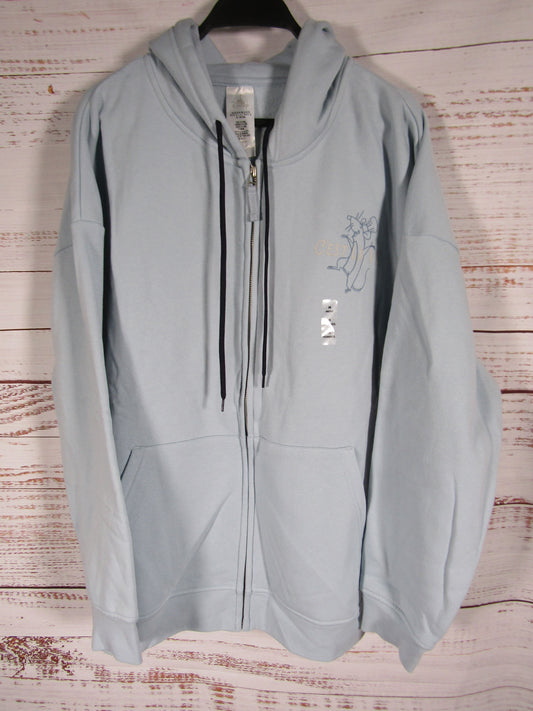 Disney Parks Remy's Ratatouille Adventure Light Blue Hoodie Size M