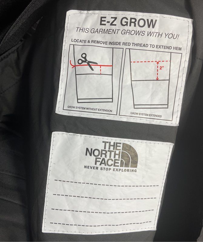 The North Face Teen's Youth Snow Suit Black XL