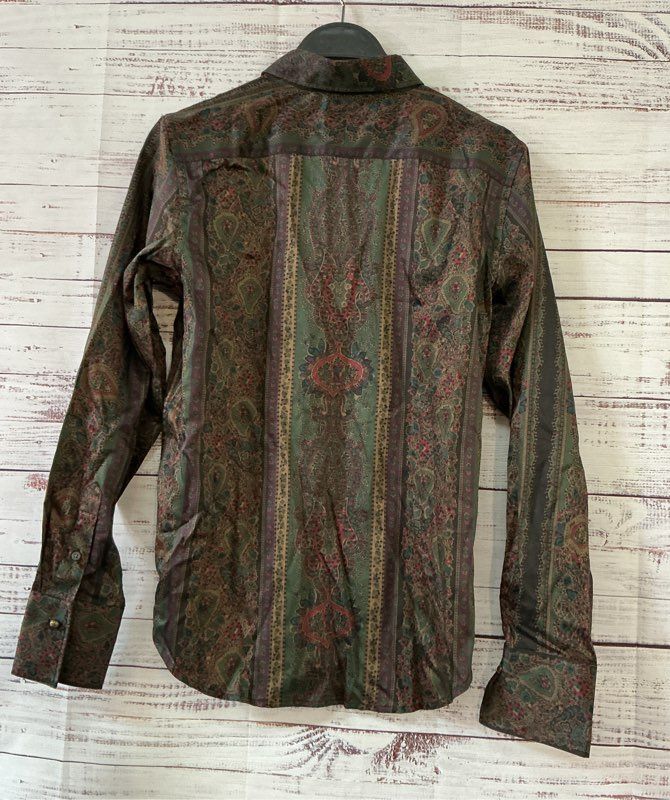 NWT Women's Lauren Ralph Lauren Paisley Print Blouse Size S