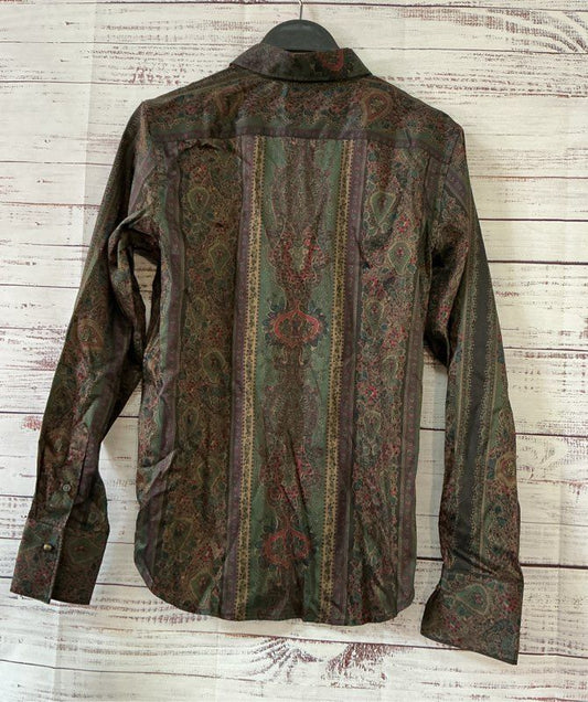 NWT Women's Lauren Ralph Lauren Paisley Print Blouse Size S