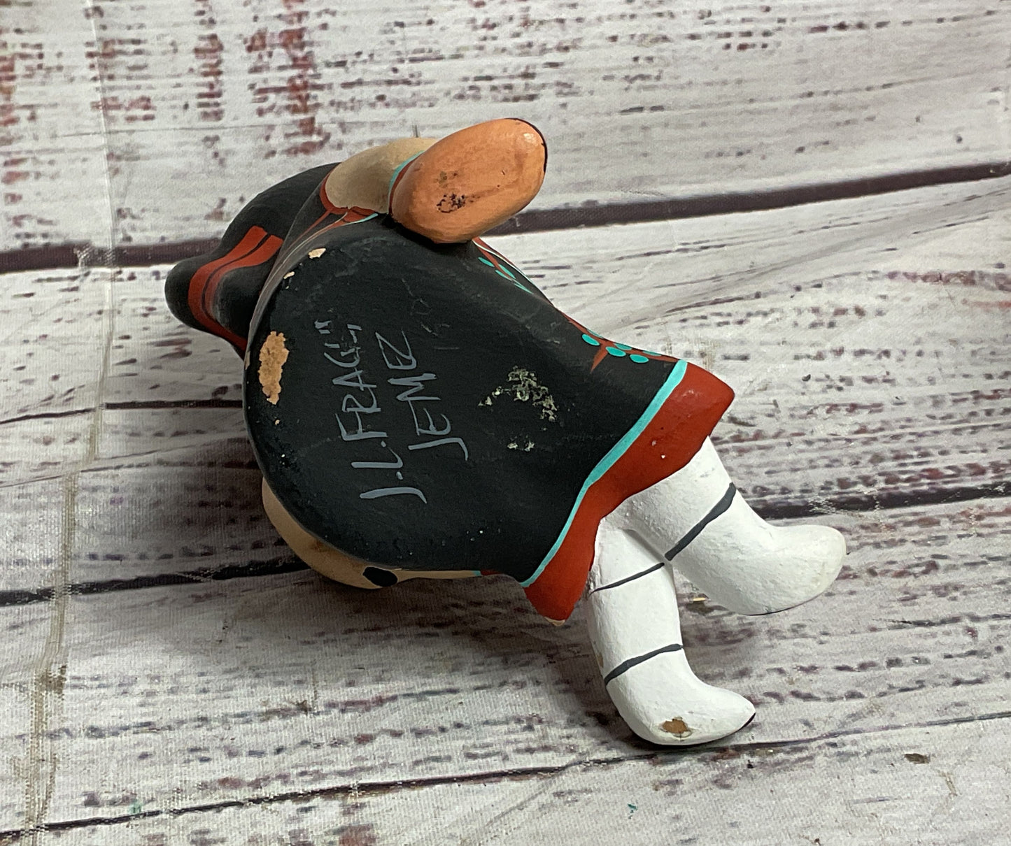Jemez Pueblo Diane Lucero Native American Storyteller Figurine Multicolor