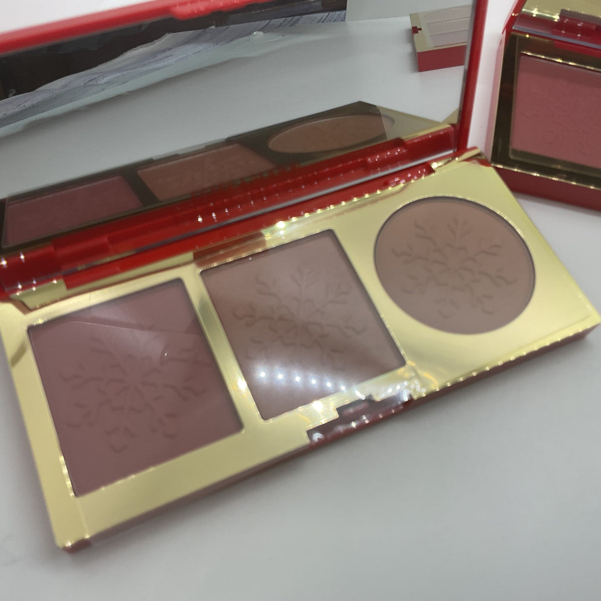 NEW ESTEE LAUDER "Enchanted Glow" Pure Color Envy Cheek Palette- Set of 3