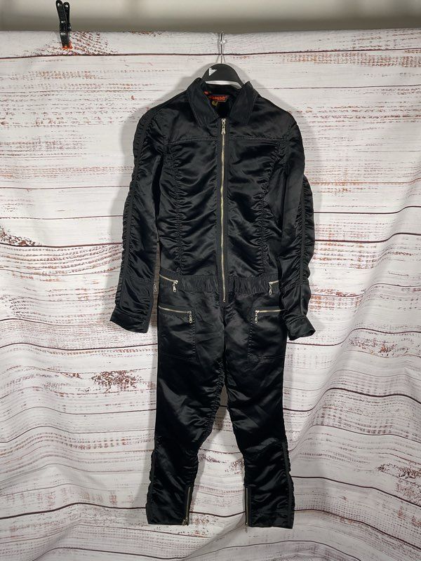 Dollhouse Women's Black Jumpsuit Multi Pocket Size S