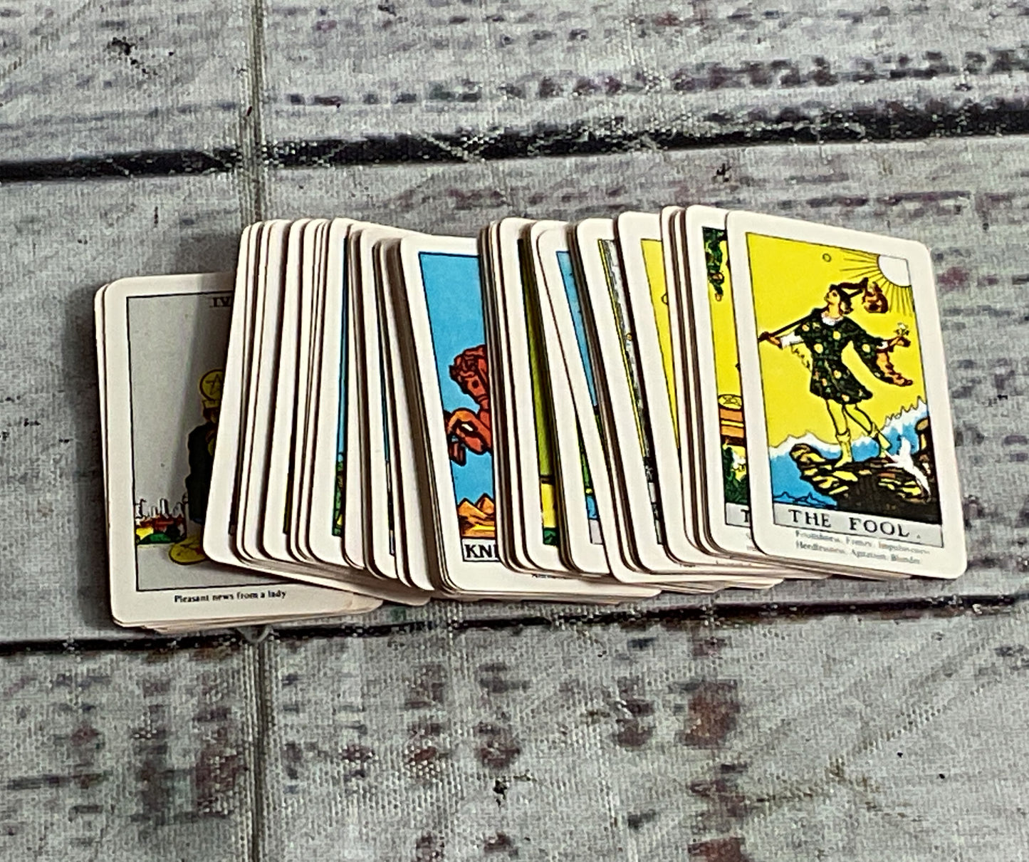World's Tiniest Tarot 78 Card Deck