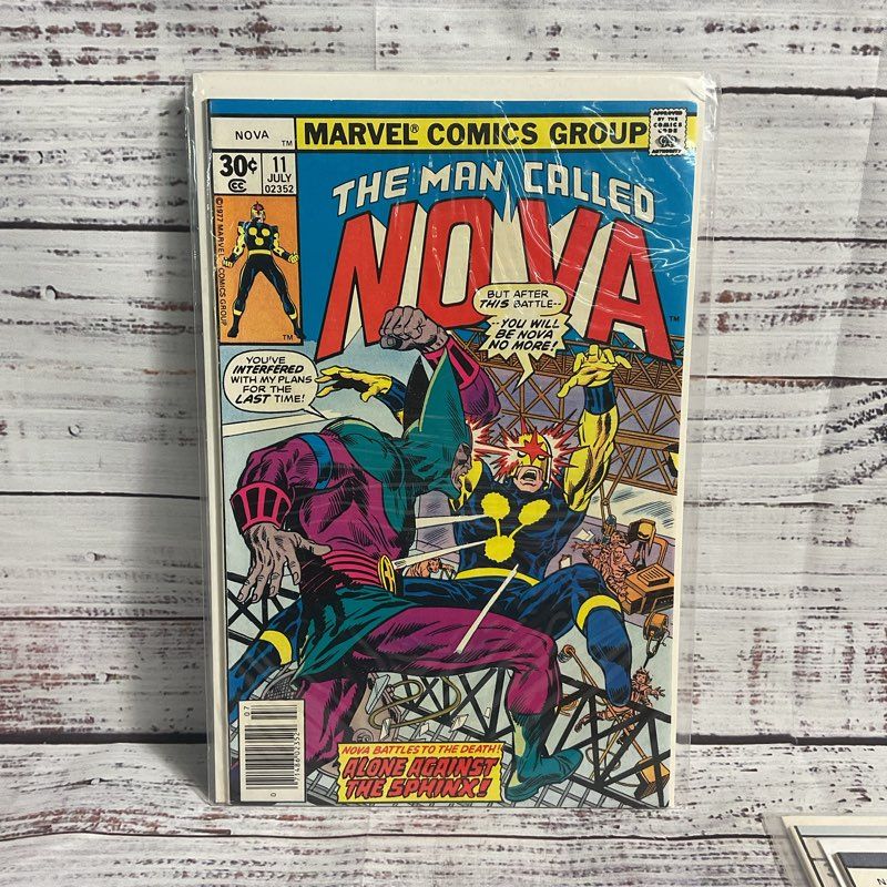 Lot Of 7 Vtg. Man Called Nova Marvel Comics 3 5 11 16 20 21 Ungraded