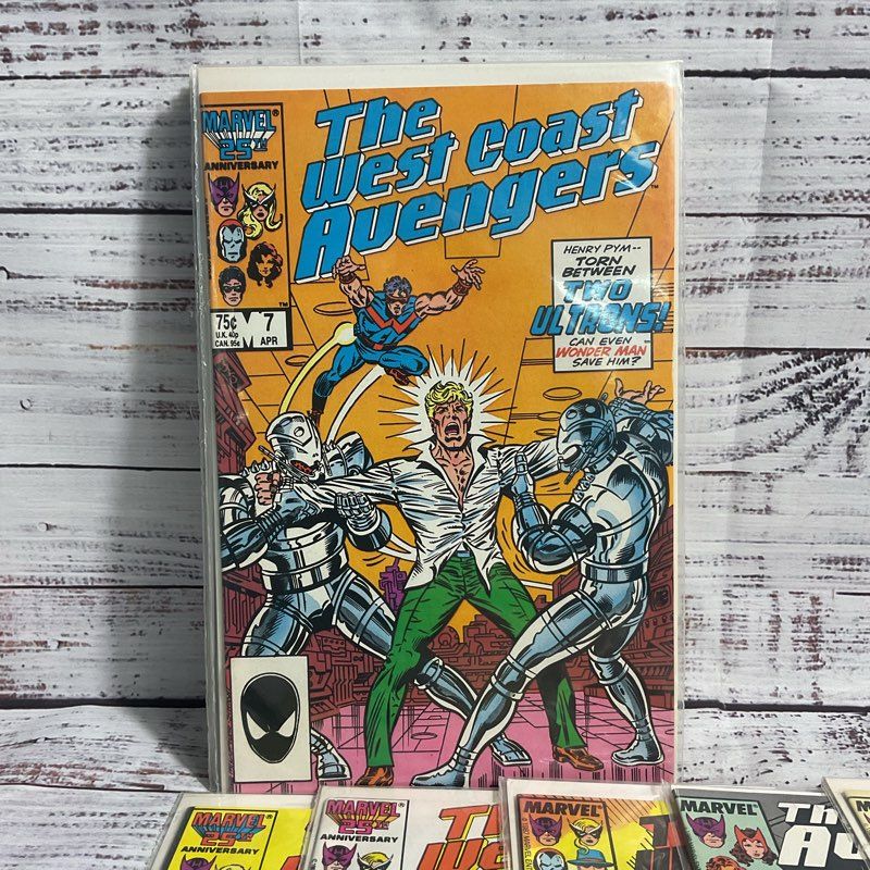 Lot Of 12 Vintage West Coast Avengers Marvel Superhero Comics 1984-89