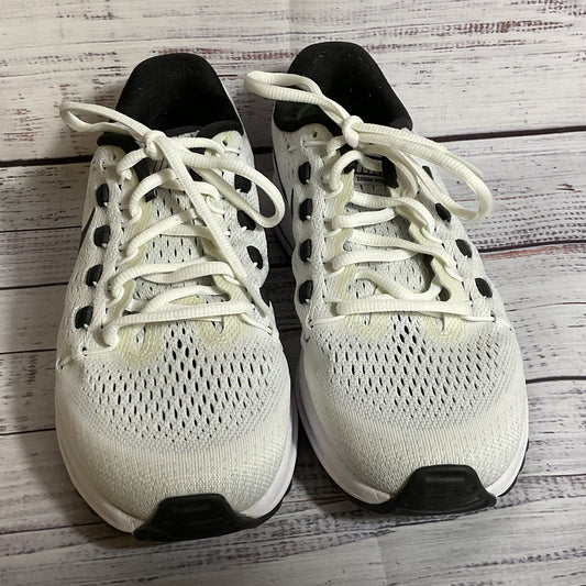 NWOB NIKE Air Zoom Vomero 12 #863766-100 Women's White Running Shoes- SZ 8