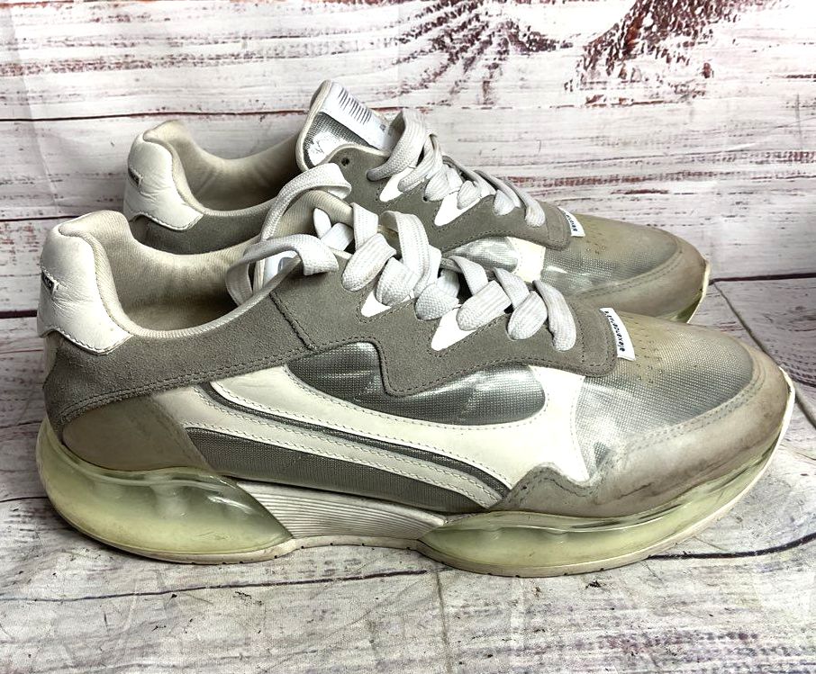 Alexander Wang Women's AWNYC Stadium Sneakers Gray 8.5